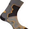 Sortie 🛒 CHAUSSETTES Randonnée Homme THYO DOUBLE TREK MID Gris Orange 🎉 vente en ligne 7