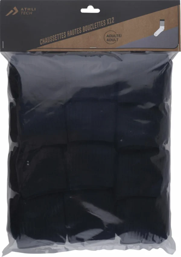 Offres ⌛ CHAUSSETTES MI-HAUTES Multisport Adulte ATHLI-TECH PK X 12 TENNIS ✔️ Meilleur Prix 3