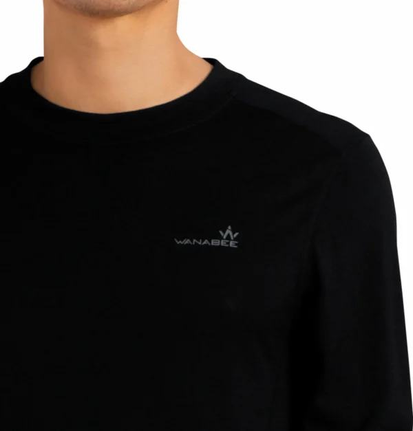 Top 10 😉 T 👕 SHIRT ML Randonnée Homme WANABEE WOOLWARM SML 😉 design à la mode 5