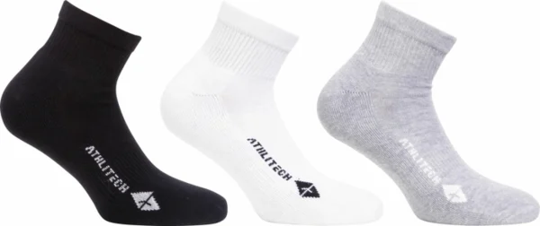 Sortie 🛒 CHAUSSETTES Homme ATHLI-TECH PK X 3 COURT EPAISSE H 👏 SOLDES TOUT À 1