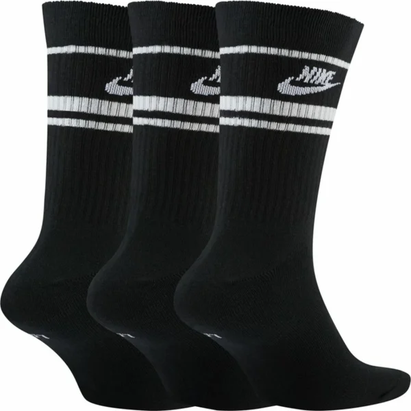 Réductions Vente flash 🤩 CHAUSSETTES MI-HAUTES Multisport Adulte NIKE CREW ESSENTIAL STRIPE 🛒 3