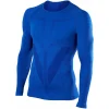 Tout neuf 🎉 Mode- Lifestyle Homme Falke Falke – Longsleeved Chemise Serré Fit Hommes Sous-vêtements (bleu Foncé) BLEU 🌟 acheter en ligne 10
