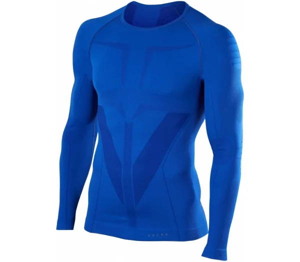 Tout neuf 🎉 Mode- Lifestyle Homme Falke Falke – Longsleeved Chemise Serré Fit Hommes Sous-vêtements (bleu Foncé) BLEU 🌟 acheter en ligne 1
