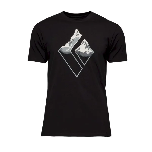 des prix incroyables Les meilleures critiques de 🧨 Black Diamond Mountain Logo Ss Tee – T-shirt homme 🔔 5