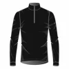 achetez Tout neuf ❤️ Ski Homme Odlo Odlo Natural 100% Merino Warm Suw Top Turtle Neck 1/2 Zip NOIR 🧨 20