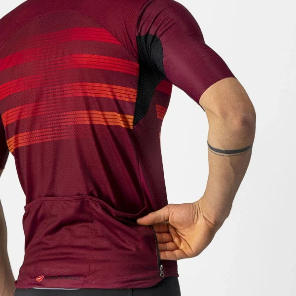 soldes pas cher Grosses soldes ⭐ Castelli Endurance Pro – Maillot vélo homme 🎁 6