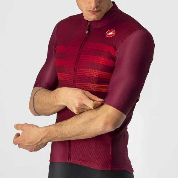 soldes pas cher Grosses soldes ⭐ Castelli Endurance Pro – Maillot vélo homme 🎁 7