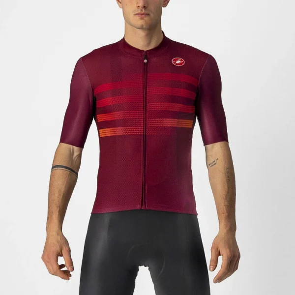 soldes pas cher Grosses soldes ⭐ Castelli Endurance Pro – Maillot vélo homme 🎁 1