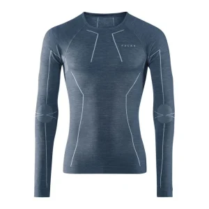 en ligne vente Bon marché 🌟 Falke Wool-Tech Long Sleeve Crew – Maillot homme 🎉 12