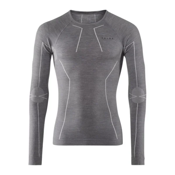 en ligne vente Bon marché 🌟 Falke Wool-Tech Long Sleeve Crew – Maillot homme 🎉 7