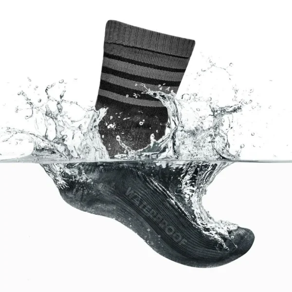 Promo ⭐ GripGrab Waterproof Merino Thermal 🧦 Socks – Chaussettes vélo 🎁 Acheter Maintenant 5
