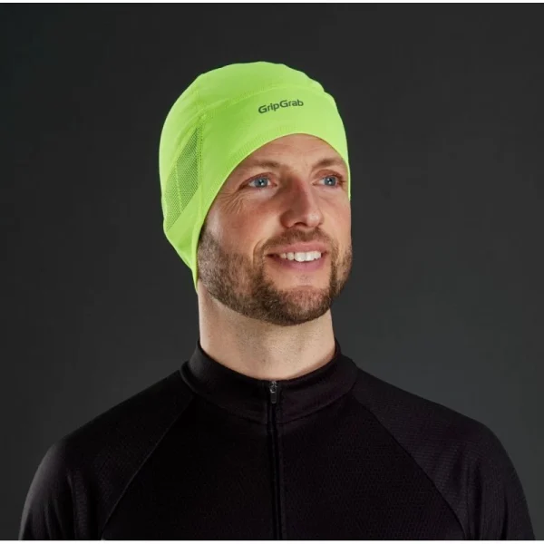 aux meilleurs prix Les meilleures critiques de ⌛ GripGrab Grip Grab Windproof Hi-Vis Skull Cap – Casquette vélo 🔥 3