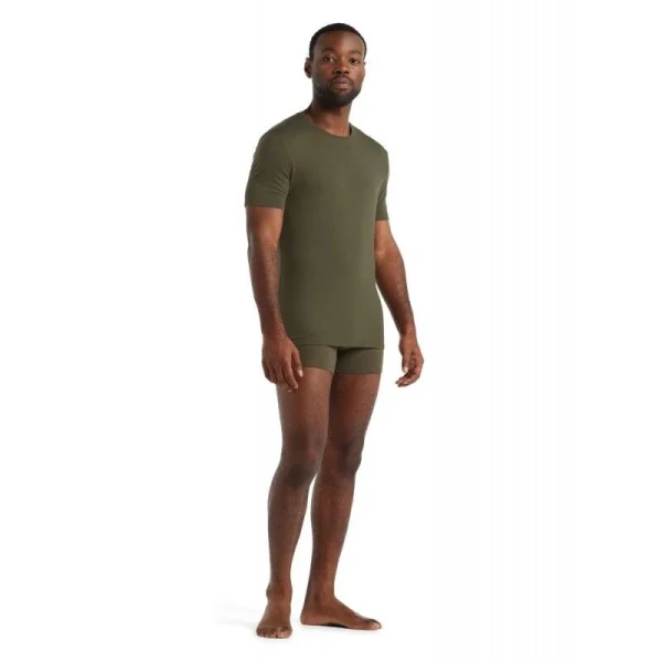 REMISE Coupon 🌟 Icebreaker Anatomica Short Sleeve Crewe en Mérinos – T-shirt en laine mérinos homme I Hardloop 👏 3