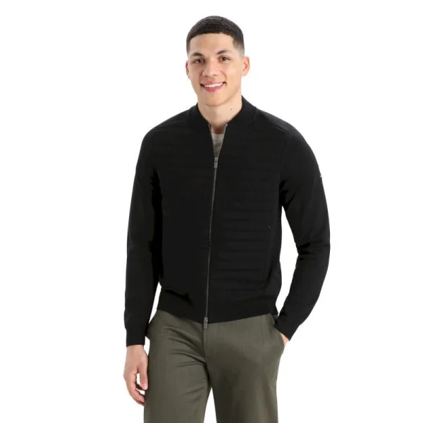 à prix imbattables Vente flash 👍 Icebreaker ICL ZoneKnit Insulated Knit Bomber – Sweatshirt en laine mérinos homme 🛒 3