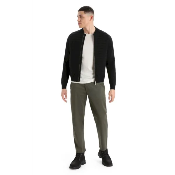 à prix imbattables Vente flash 👍 Icebreaker ICL ZoneKnit Insulated Knit Bomber – Sweatshirt en laine mérinos homme 🛒 4