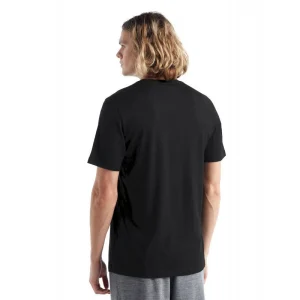 boutiqued en ligne Coupon ✔️ Icebreaker Tech Lite II SS Tee Canopy Camper – T-shirt en laine mérinos homme I Hardloop 🤩 9