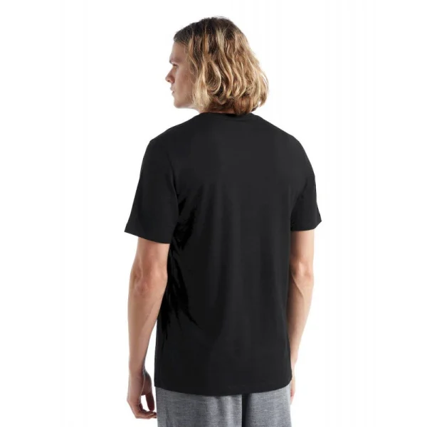 boutiqued en ligne Coupon ✔️ Icebreaker Tech Lite II SS Tee Canopy Camper – T-shirt en laine mérinos homme I Hardloop 🤩 3
