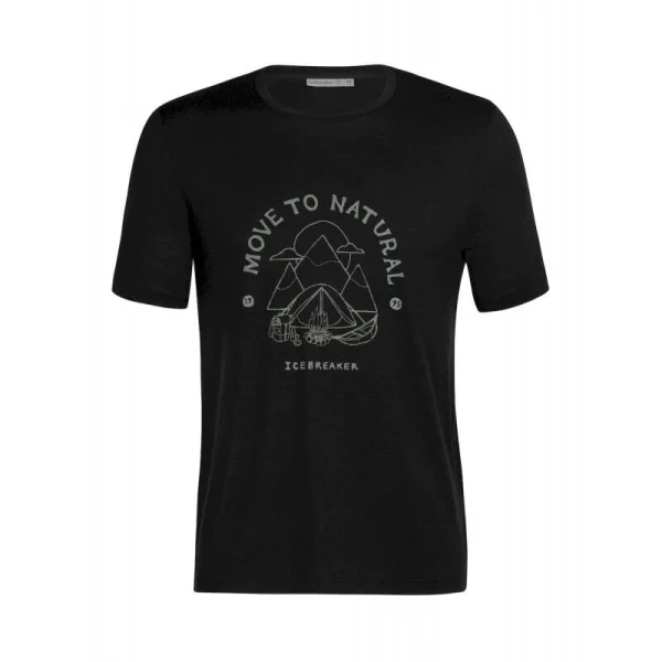 boutiqued en ligne Coupon ✔️ Icebreaker Tech Lite II SS Tee Canopy Camper – T-shirt en laine mérinos homme I Hardloop 🤩 6
