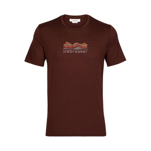 Promo 👍 Icebreaker Tech Lite II SS Tee Mountain Geology – T-shirt en laine mérinos homme ⌛ grossiste en ligne 7