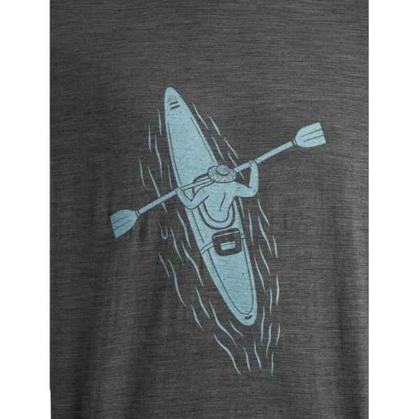 Tout neuf ✨ Icebreaker Tech Lite II SS Tee Paddle Lines – T-shirt en laine mérinos homme I Hardloop 😉 à prix d'occasion 7