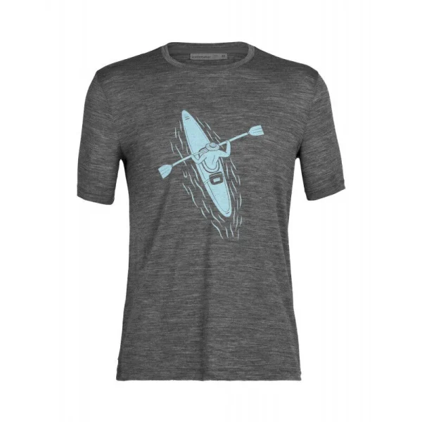 Tout neuf ✨ Icebreaker Tech Lite II SS Tee Paddle Lines – T-shirt en laine mérinos homme I Hardloop 😉 à prix d'occasion 8