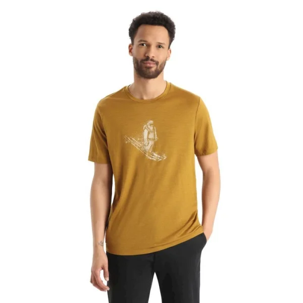 économies garanties Nouveau 🛒 Icebreaker Tech Lite II SS Tee Skiing Yeti – T-shirt en laine mérinos homme ✨ 6