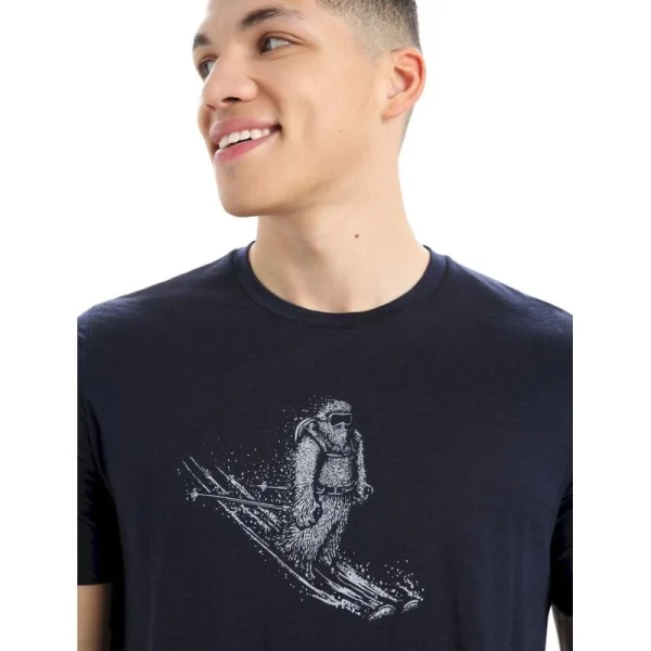 économies garanties Nouveau 🛒 Icebreaker Tech Lite II SS Tee Skiing Yeti – T-shirt en laine mérinos homme ✨ 4