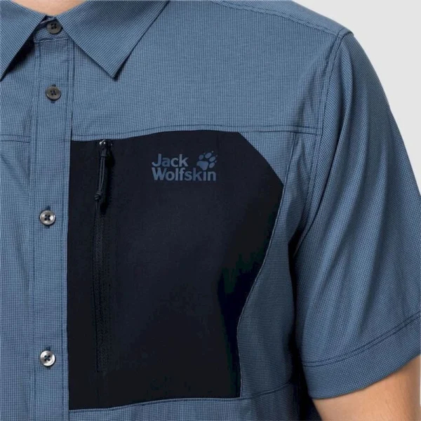 acheter Acheter 🔥 Jack Wolfskin Kenovo Ii S/S – Chemise homme ⭐ 5
