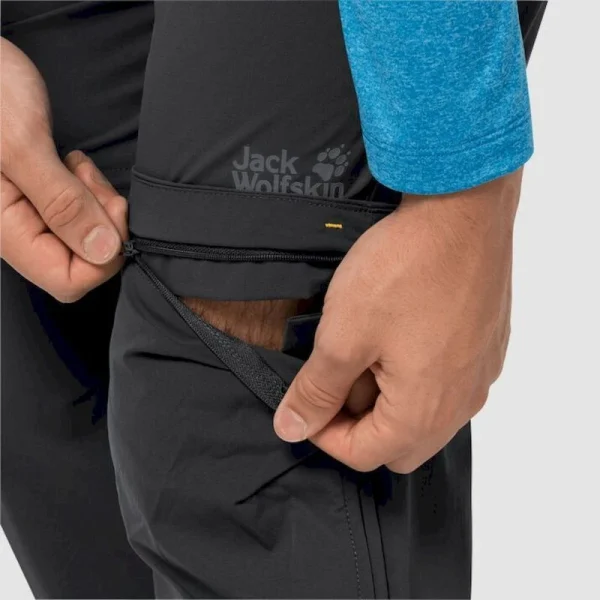prix pas cher Promo 🔥 Jack Wolfskin Overland Zip Away – Pantalon softshell homme 🥰 7