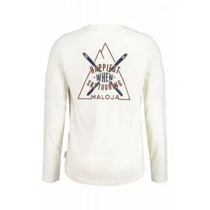 soldes de Noël Remise 👏 Maloja RauchschwalbeM. – T-shirt homme 🧨 6