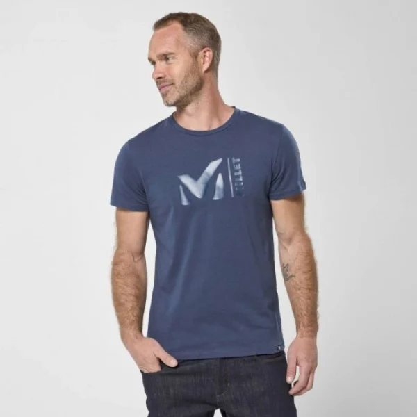 mode pas cher Remise 💯 Millet Millet Logo Ts Ss – T-shirt homme ⭐ 3