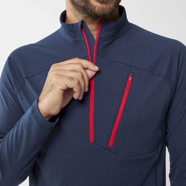 magasin en ligne france Grosses soldes 🌟 Millet Morpho Zip Ls – T-shirt homme 😍 6