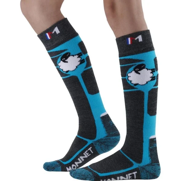 Retour Facile et Gratuit Nouveau 😀 Monnet Wooly Kids – Chaussettes ski enfant 🤩 5