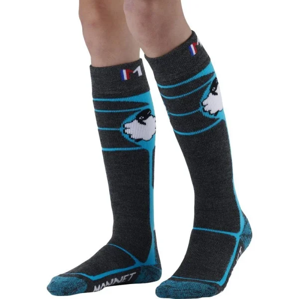Retour Facile et Gratuit Nouveau 😀 Monnet Wooly Kids – Chaussettes ski enfant 🤩 1