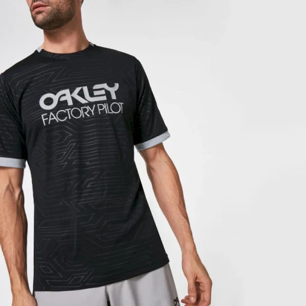 vente pas cher en ligne Grosses soldes 🎁 Oakley Pipeline Trail Tee – Maillot VTT homme 🎁 7