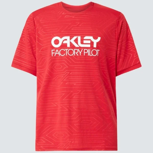 vente pas cher en ligne Grosses soldes 🎁 Oakley Pipeline Trail Tee – Maillot VTT homme 🎁 1