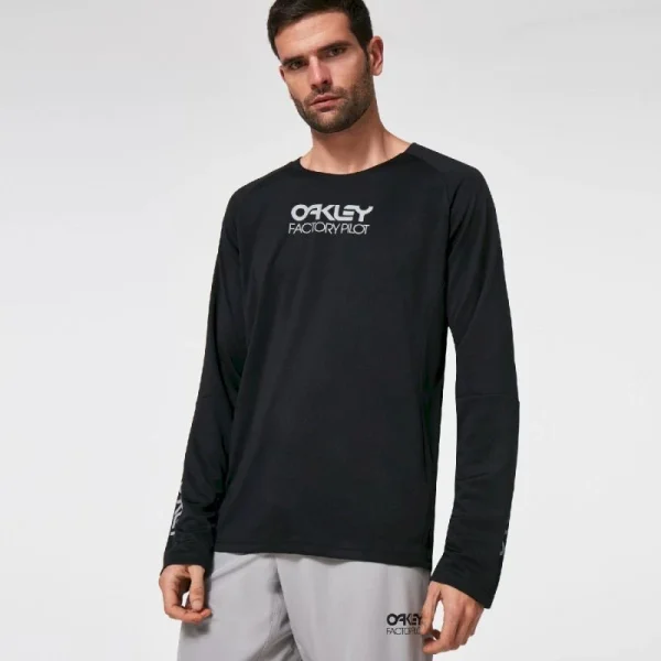 guranteed de qualité Budget 🔥 Oakley Switchback LS Trail Tee – Maillot VTT homme 🥰 3