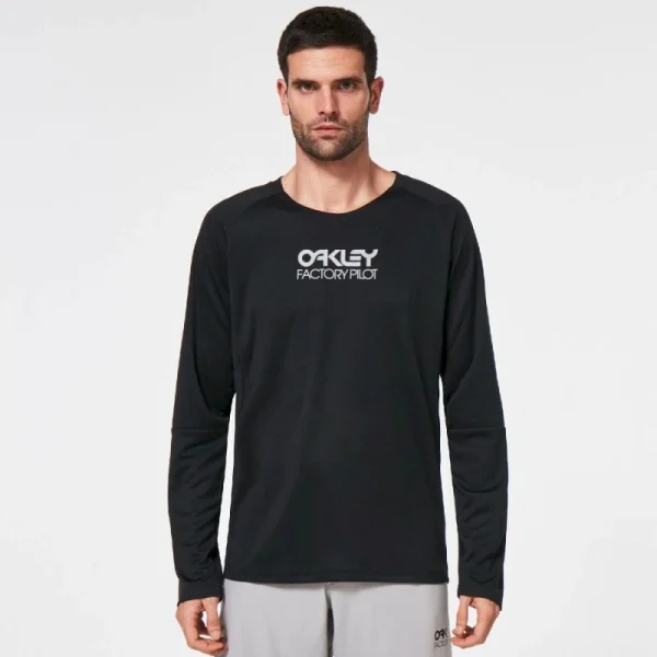 guranteed de qualité Budget 🔥 Oakley Switchback LS Trail Tee – Maillot VTT homme 🥰 1