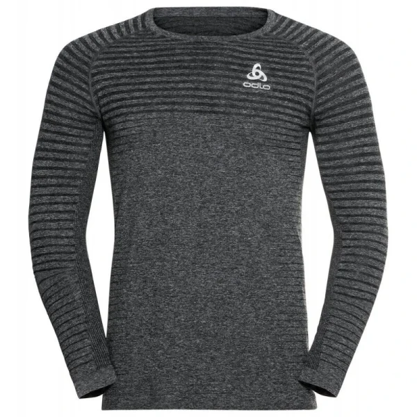 Tout neuf 🛒 Odlo Essential Seamless – T-shirt running manches longues homme ✔️ magasin paris 4