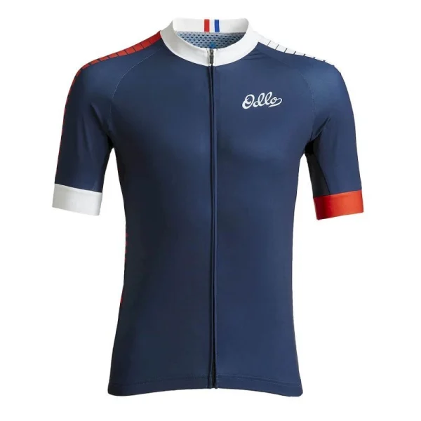 Bon marché 🎁 Odlo Performance – Maillot vélo manches courtes homme ❤️ france en ligne 1