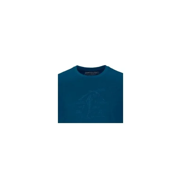 Boutique Meilleur prix 🔥 Ortovox 120 Tec Lafatscher Topo – T-shirt homme 😍 3