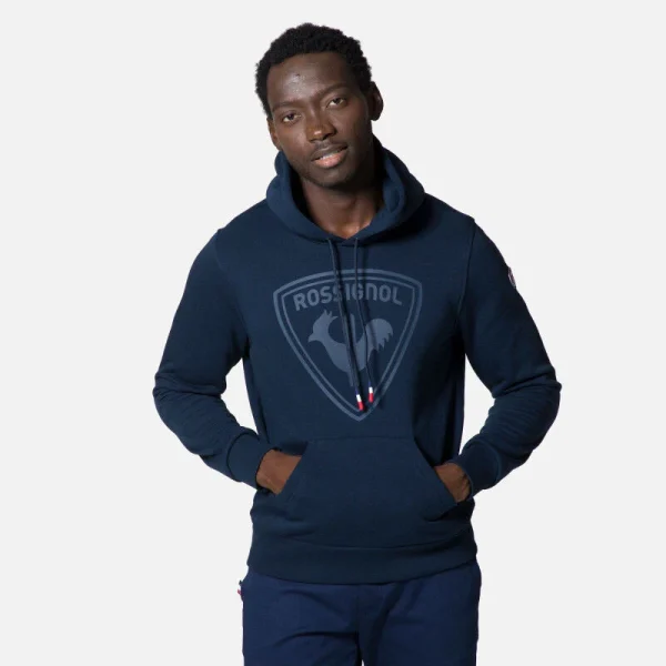soldes de Noël Bon marché 🥰 Rossignol Logo Sweat Hood Ft – Sweat à capuche homme ✨ 10