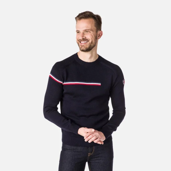 soldes magasin Budget 😍 Rossignol Odysseus Round Neck – Pullover homme 😀 10
