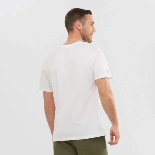 Bon marché 💯 Salomon Outlife Graphic Disrupted Logo SS Tee – T-shirt homme 🔥 magasin en ligne france 3