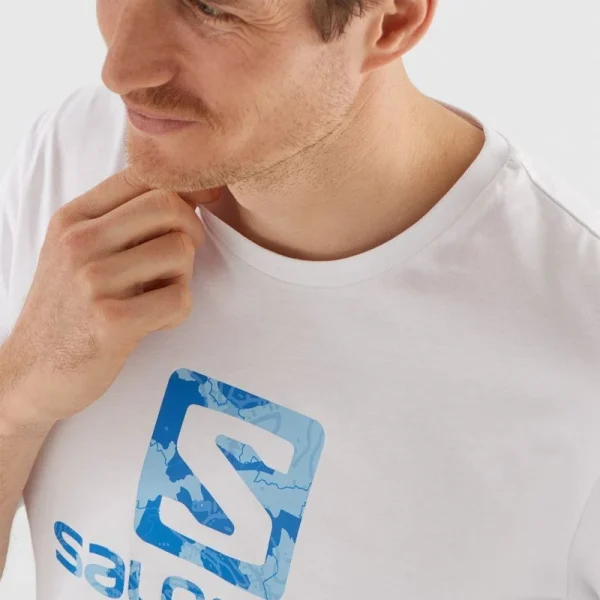 Bon marché 🥰 Salomon Outlife Logo SS Tee – T-shirt homme 😉 Satisfait ou Remboursé 4