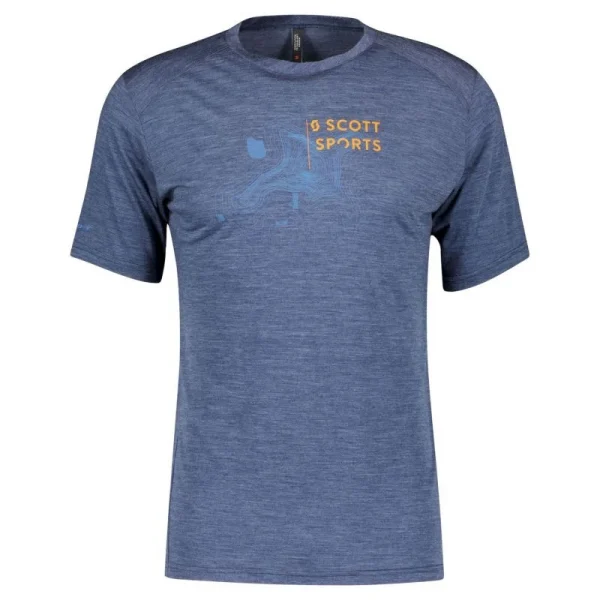 Meilleure vente ✔️ Scott Defined Merino Short-Sleeve 👚 Shirt – T-shirt homme ⭐ vente luxe pas cher 1