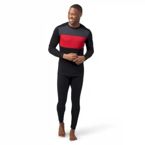 Meilleure affaire 🥰 Smartwool Merino 250 Baselayer Colorblock Crew Boxed – Maillot homme 🧨 SOLDES TOUT À 10