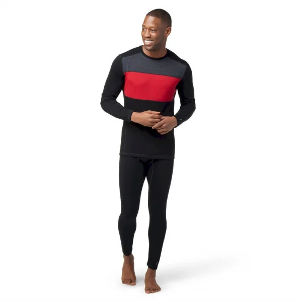 Meilleure affaire 🥰 Smartwool Merino 250 Baselayer Colorblock Crew Boxed – Maillot homme 🧨 SOLDES TOUT À 3
