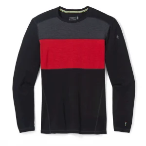 Meilleure affaire 🥰 Smartwool Merino 250 Baselayer Colorblock Crew Boxed – Maillot homme 🧨 SOLDES TOUT À 14