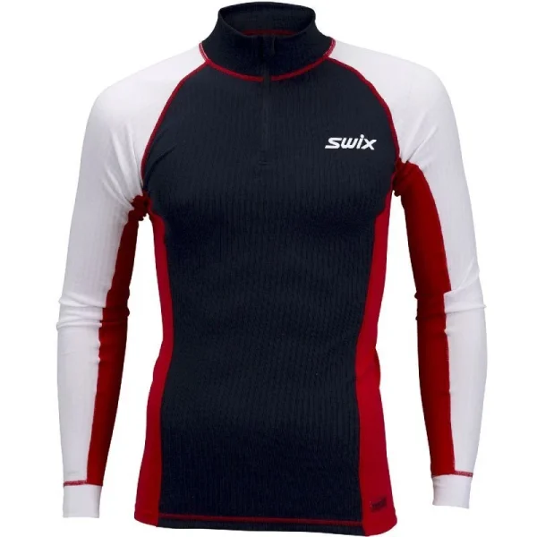 offre spéciale Offres 🔔 Swix Racex Bodywear 1/2 Zip – Sous-vêtement technique homme 🎉 4
